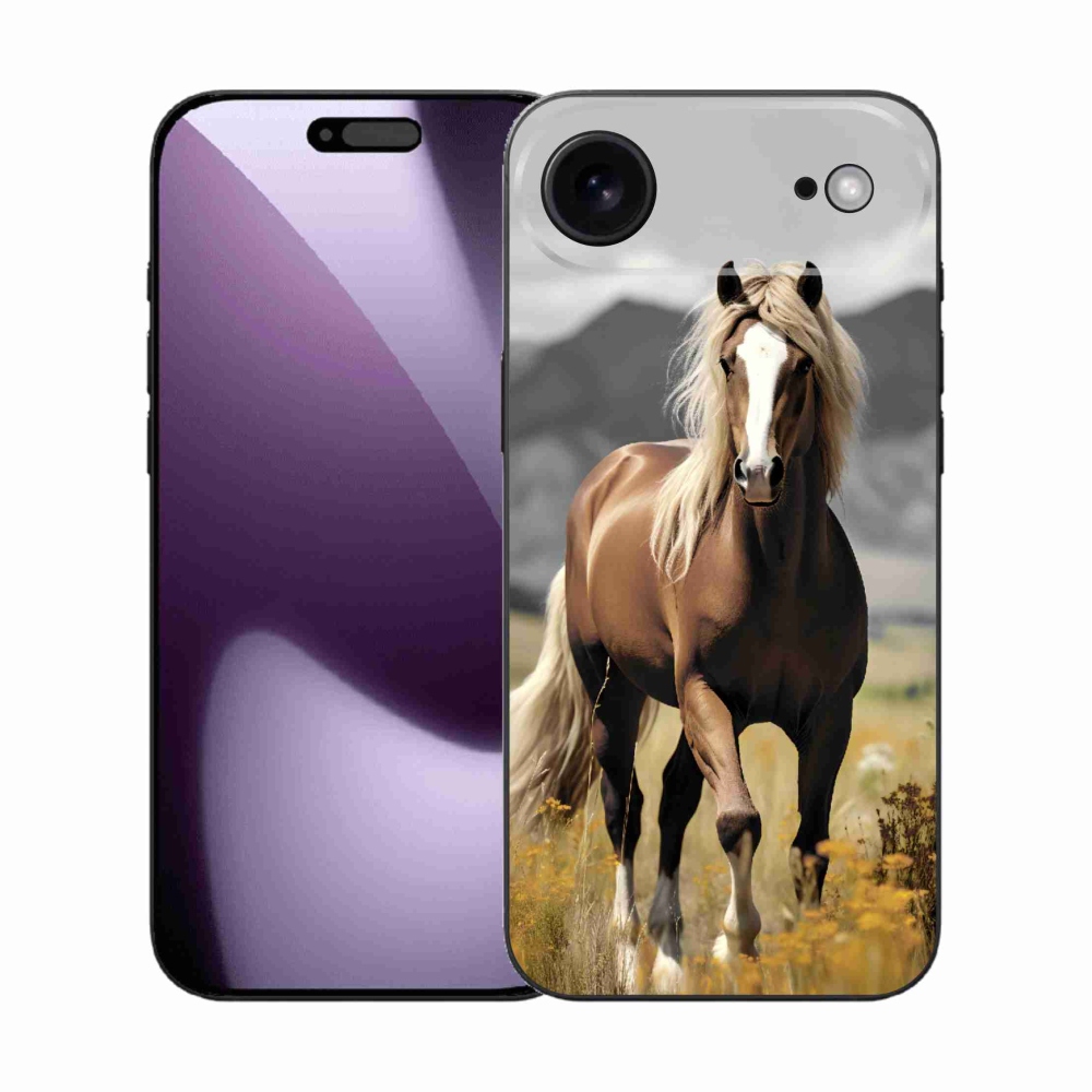 Gelový kryt mmCase na iPhone 17 Air - hnědý kůň 1