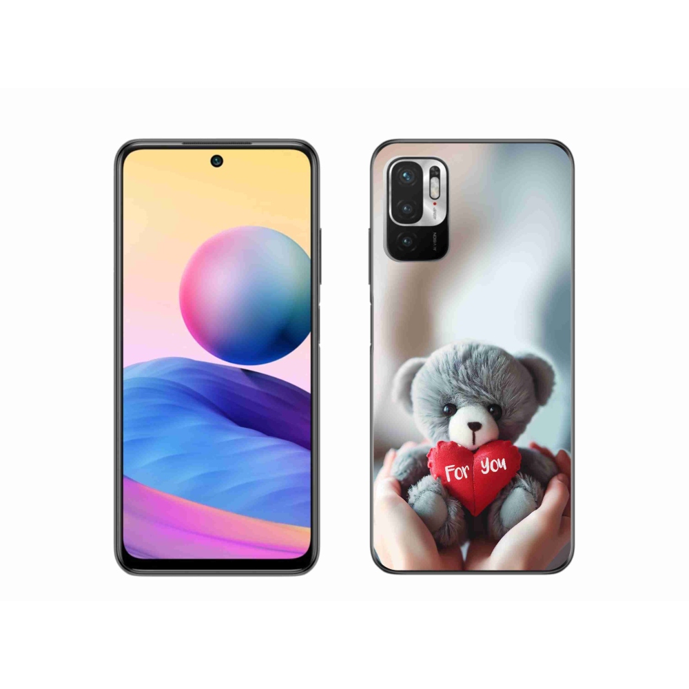 Gelový kryt mmCase na Xiaomi Poco M3 Pro/5G - medvídek pro zamilované