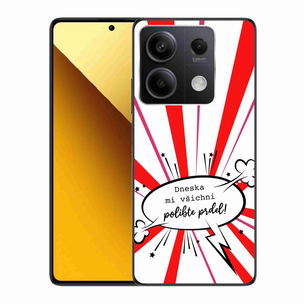 Gelový kryt mmCase na Xiaomi Redmi Note 13 5G - vtipný text 15 bílé pozadí