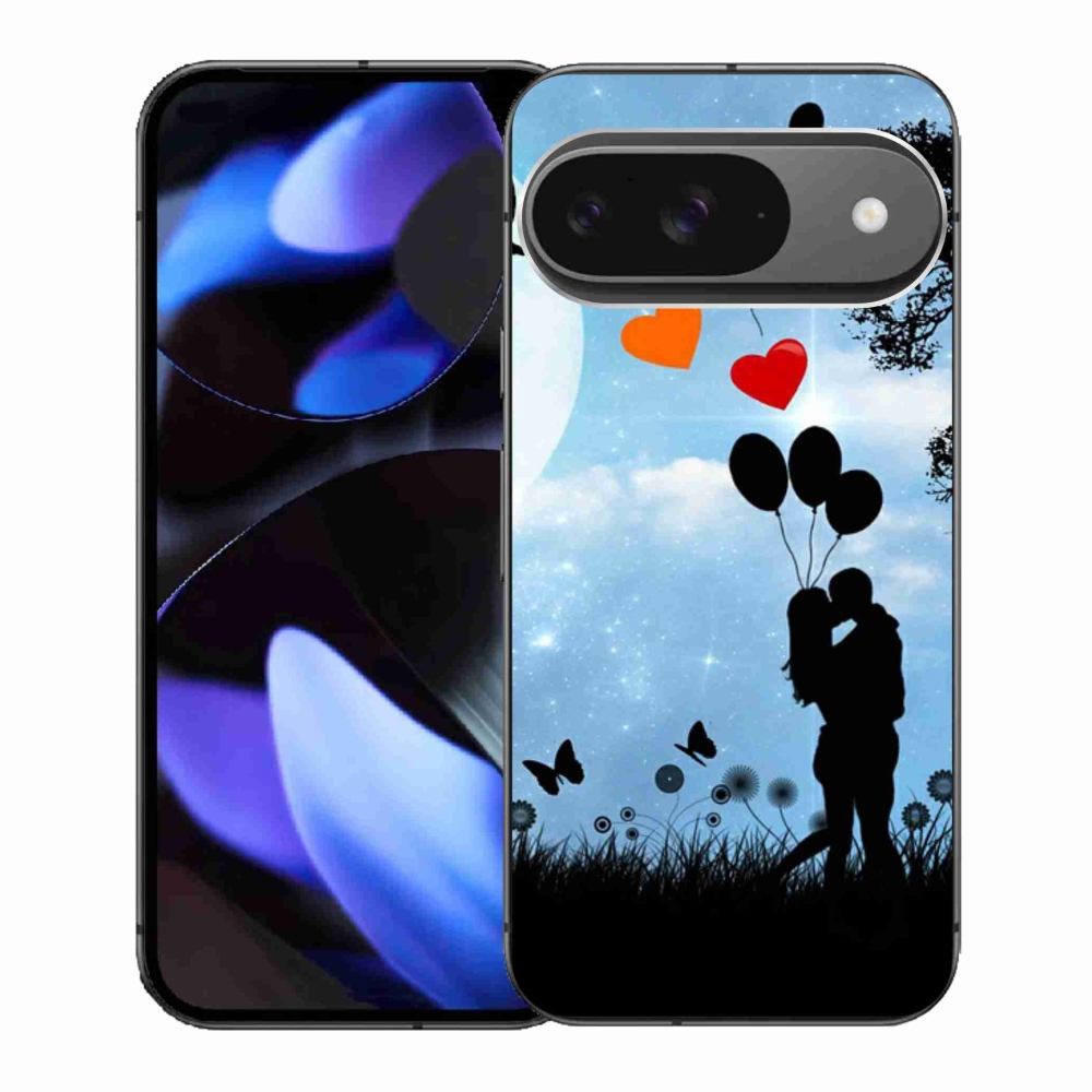 Gelový obal mmCase na Google Pixel 9/9 Pro - zamilovaný pár