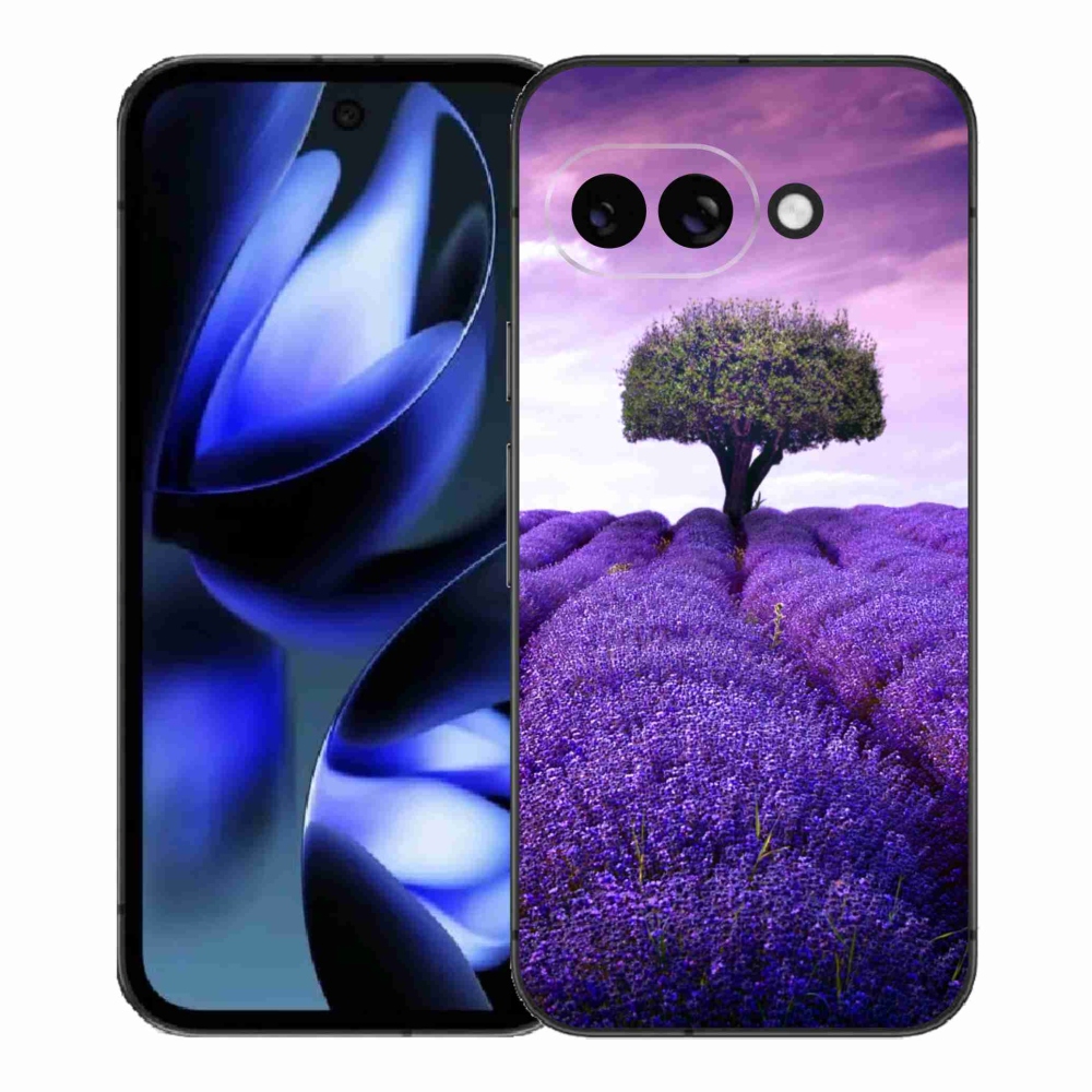 Gelový kryt mmCase na Google Pixel 9a - levandulová louka