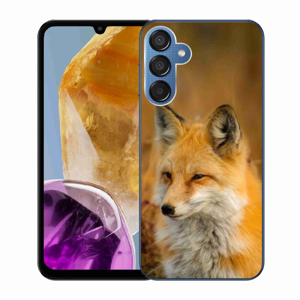 Gelový kryt mmCase na Samsung Galaxy M15 5G - liška