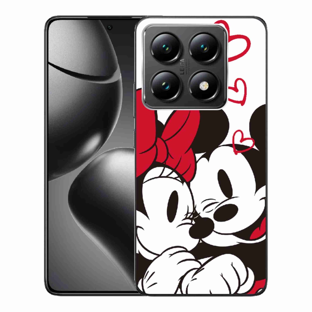 Gelový kryt mmCase na Xiaomi 14T Pro - minnie a mickey