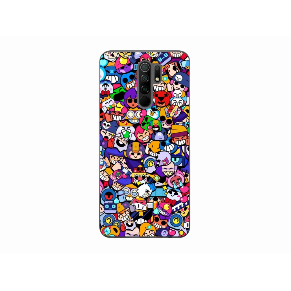 Gelový kryt mmCase na Xiaomi Redmi 9 - brawl stars 2