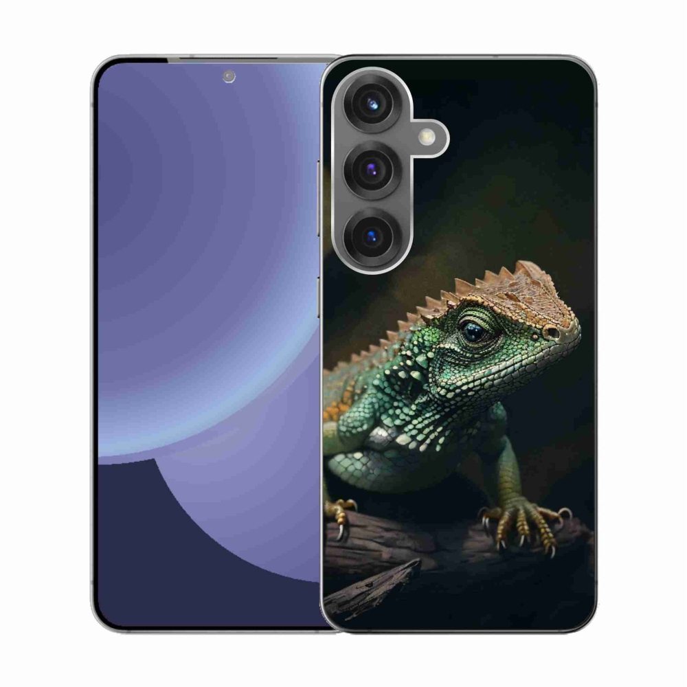 Gelový kryt mmCase na Samsung Galaxy S25 - ještěr