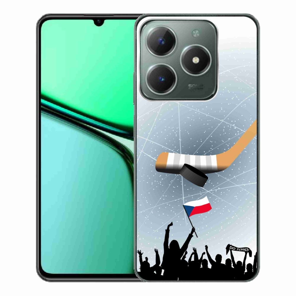 Gelový kryt mmCase na Realme C61 - fanoušci hokeje