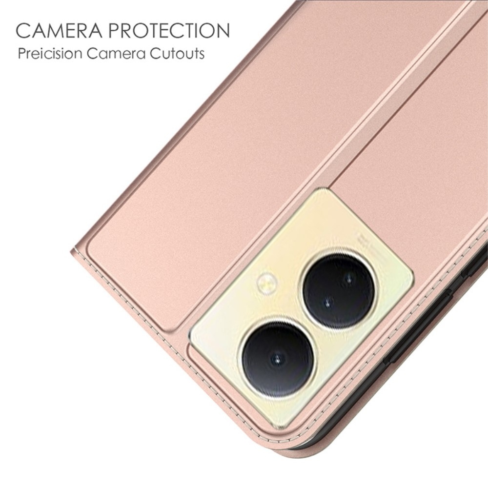 DUX knížkové pouzdro na Vivo V29 Lite 5G - růžovozlaté