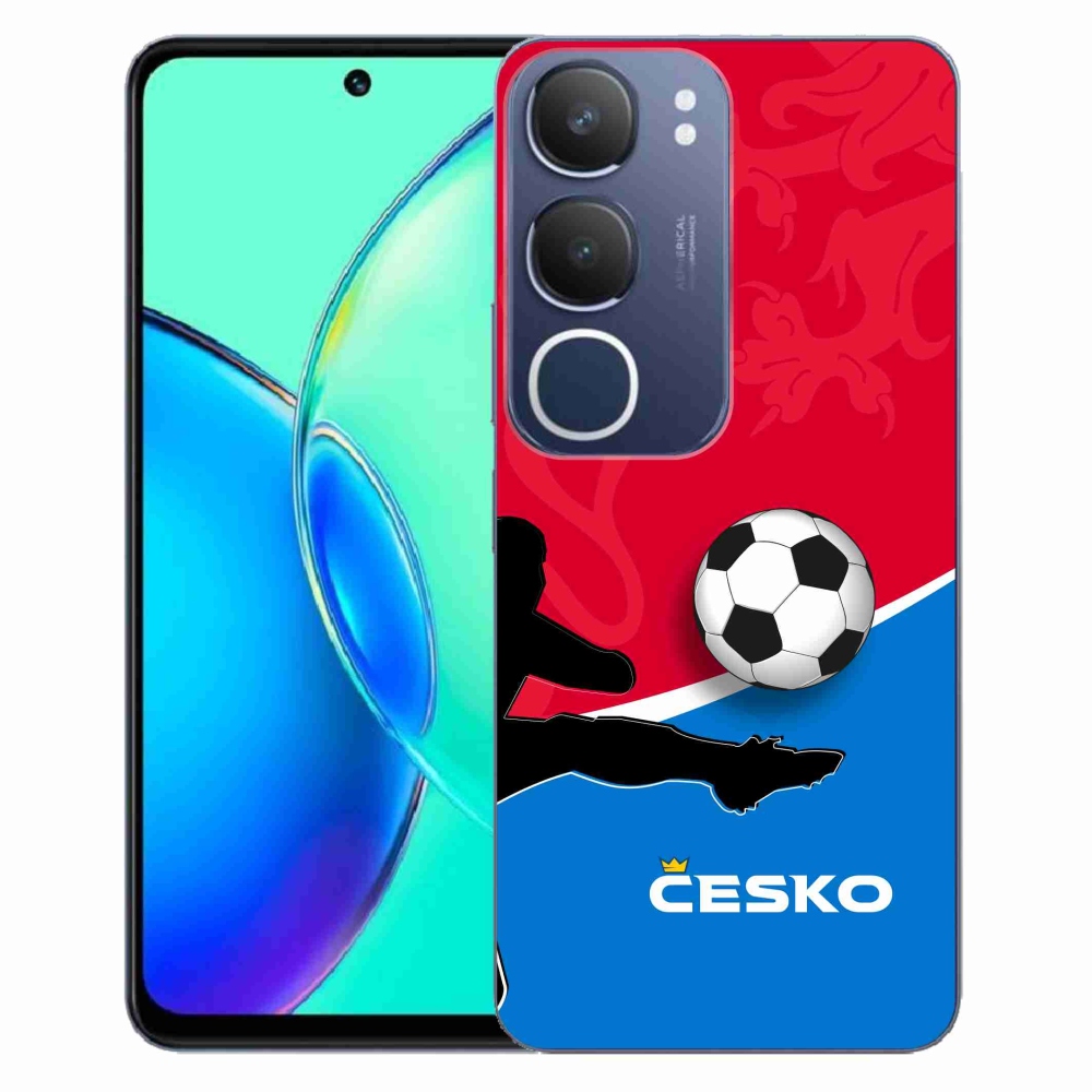 Gelový kryt mmCase na Vivo Y19s - fotbal Česko 2