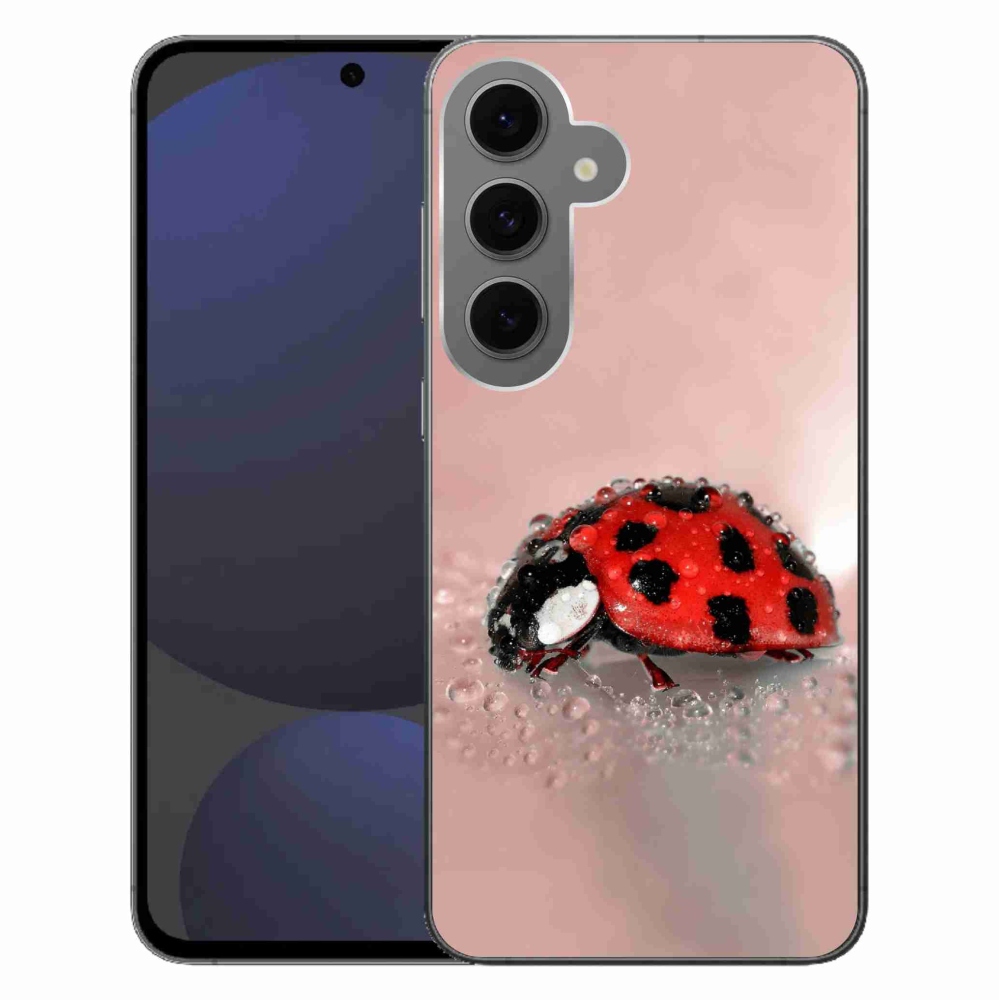 Gelový kryt mmCase na Samsung Galaxy S24 FE - beruška