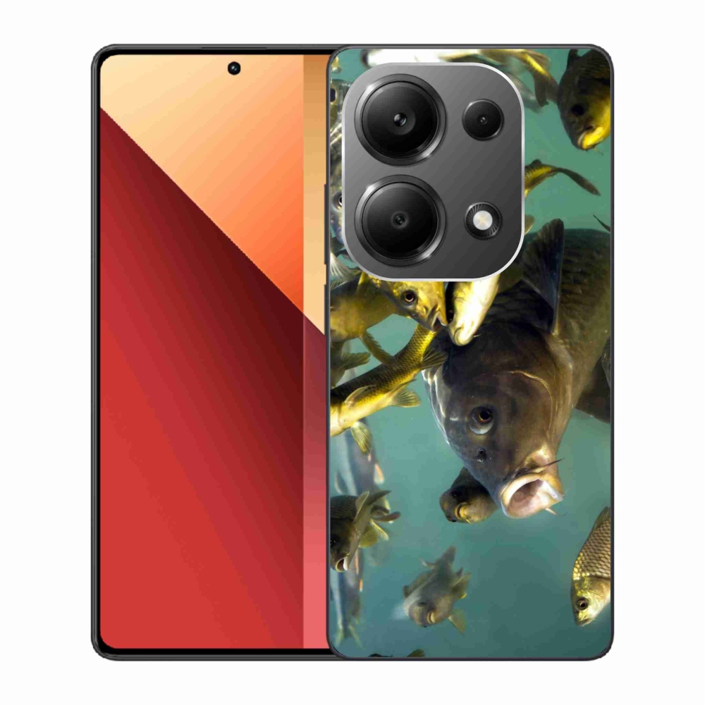 Gelový obal mmCase na Xiaomi Redmi Note 13 Pro 4G/Poco M6 Pro - hejno ryb