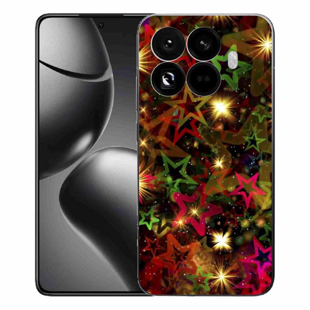 Gelový kryt mmCase na Xiaomi 15T Pro - barevné hvězdičky
