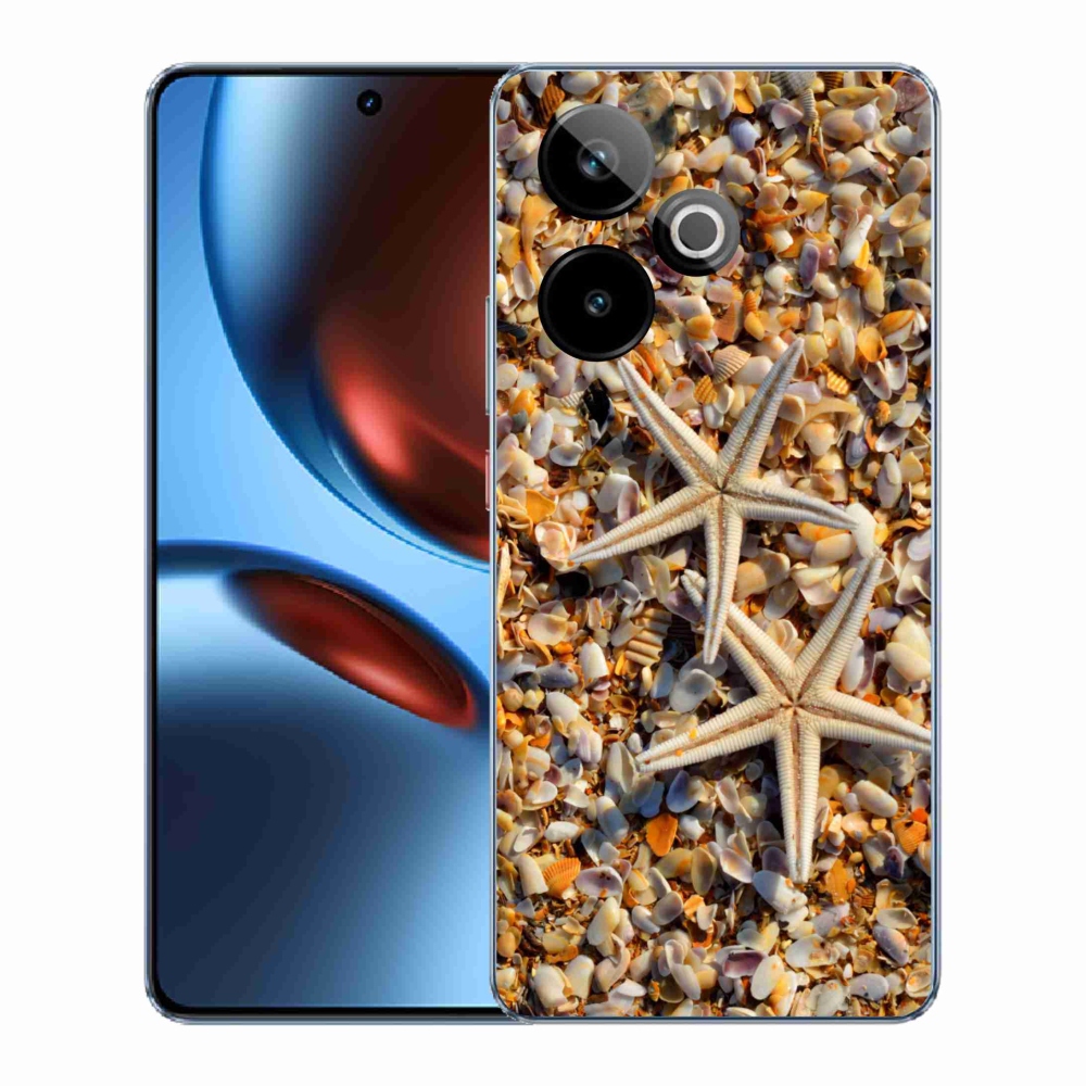 Gelový kryt mmCase na Realme GT 7 5G/GT 7T 5G - mořské hvězdice