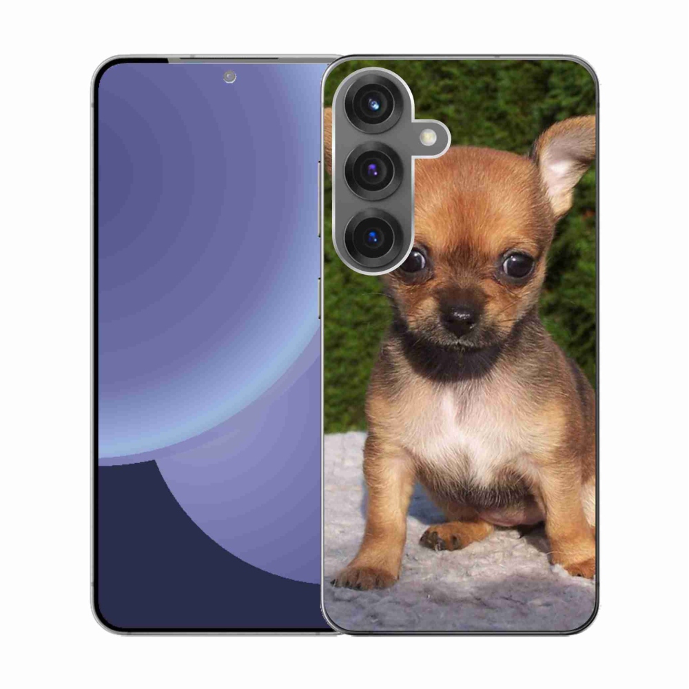 Gelový kryt mmCase na Samsung Galaxy S25 - čivava 3
