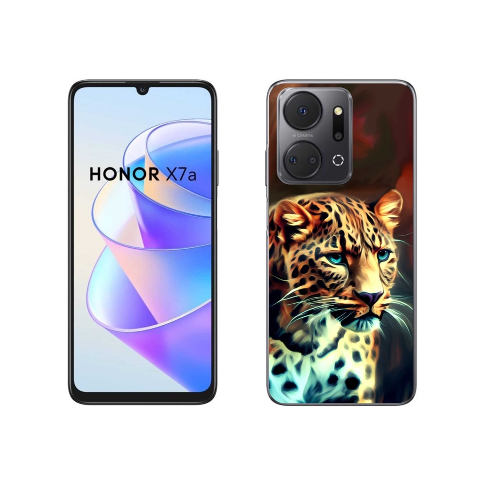 Gelový kryt mmCase na Honor X7a - leopard