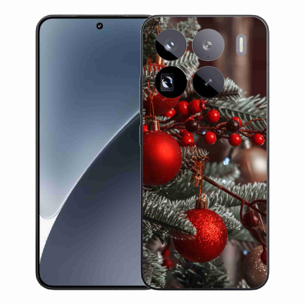 Gelový kryt mmCase na Xiaomi 15 Pro - vánoční ozdoby 2
