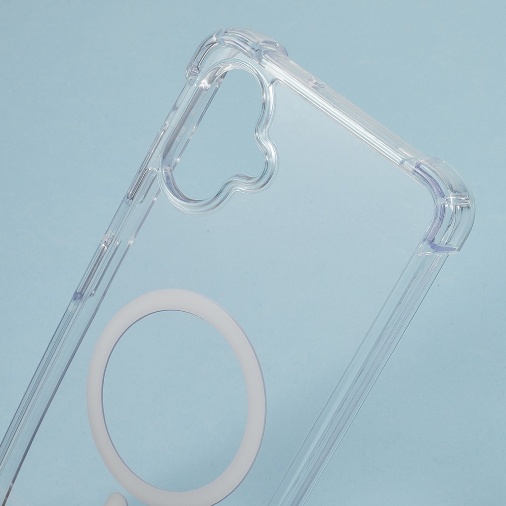 Průhledný gelový obal s MagSafe na Samsung Galaxy A07 4G s vyztuženými rohy