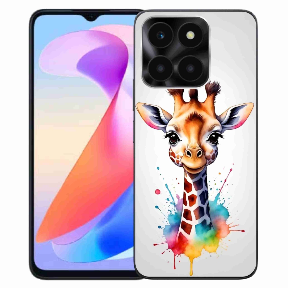 Gelový kryt mmCase na Honor X6a - žirafa 1