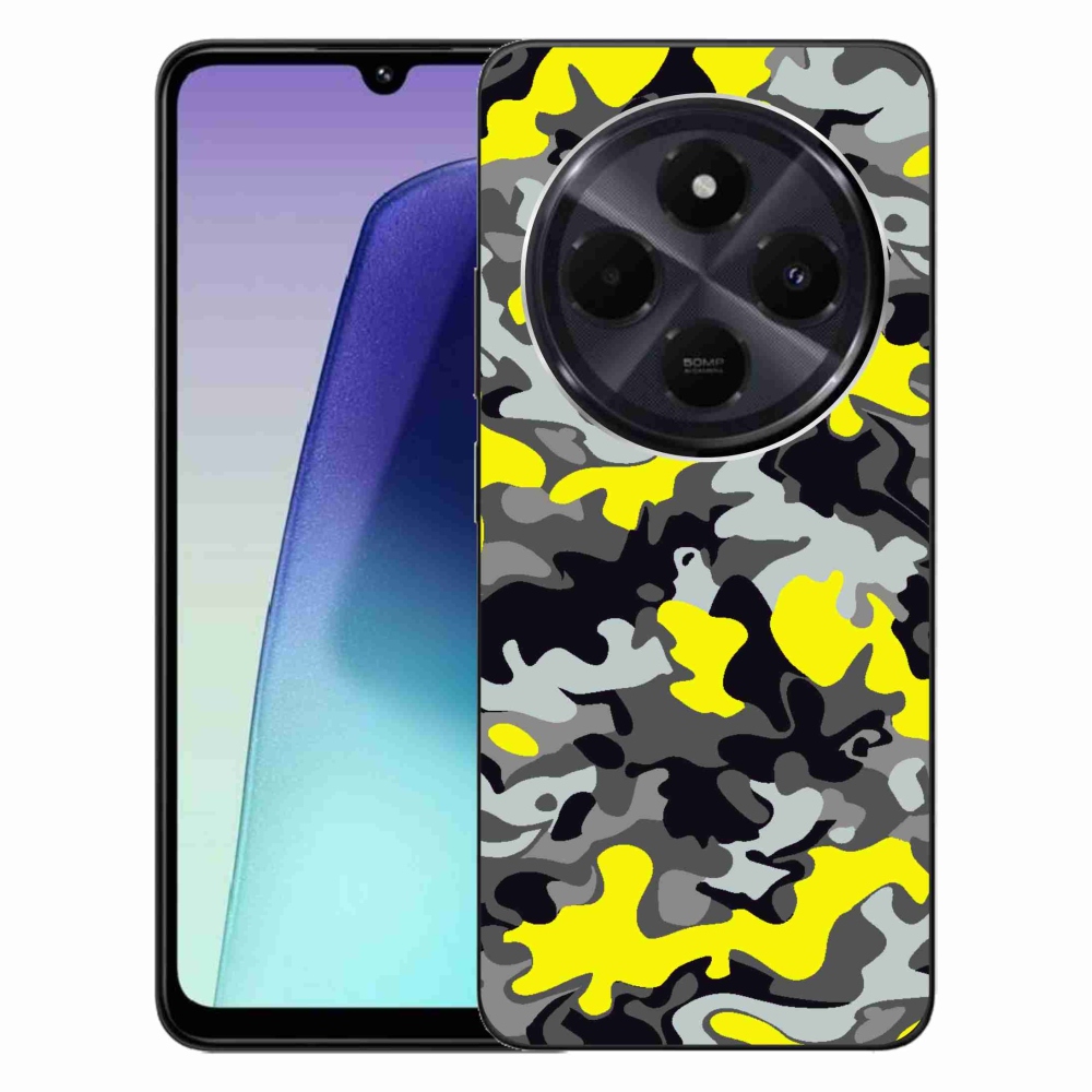 Gelový kryt mmCase na Xiaomi Redmi 14C/Poco C75 - maskáčový vzor 6