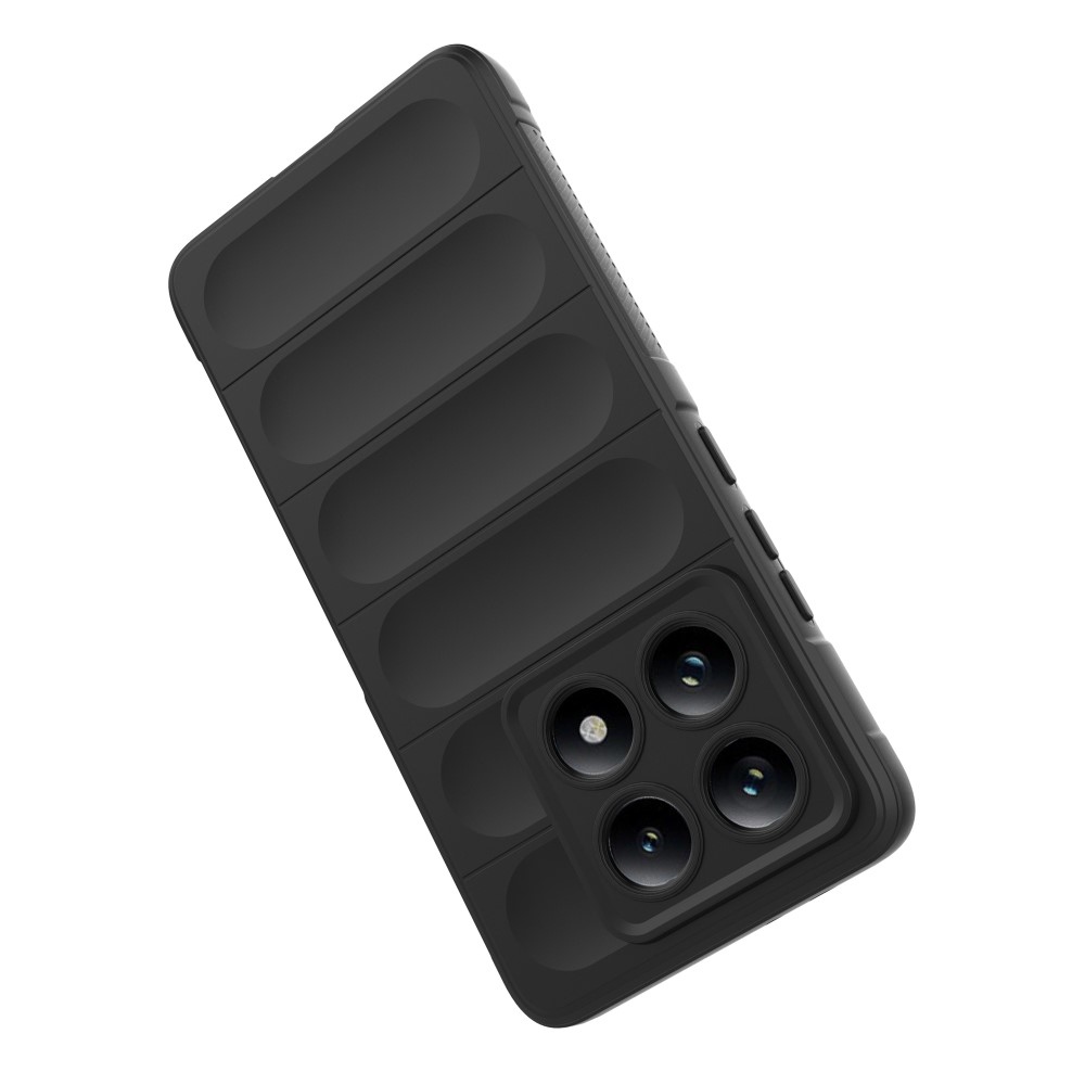 Rugg odolný gelový obal na Xiaomi Redmi Note 14 Pro 5G/Poco X7 5G - černý