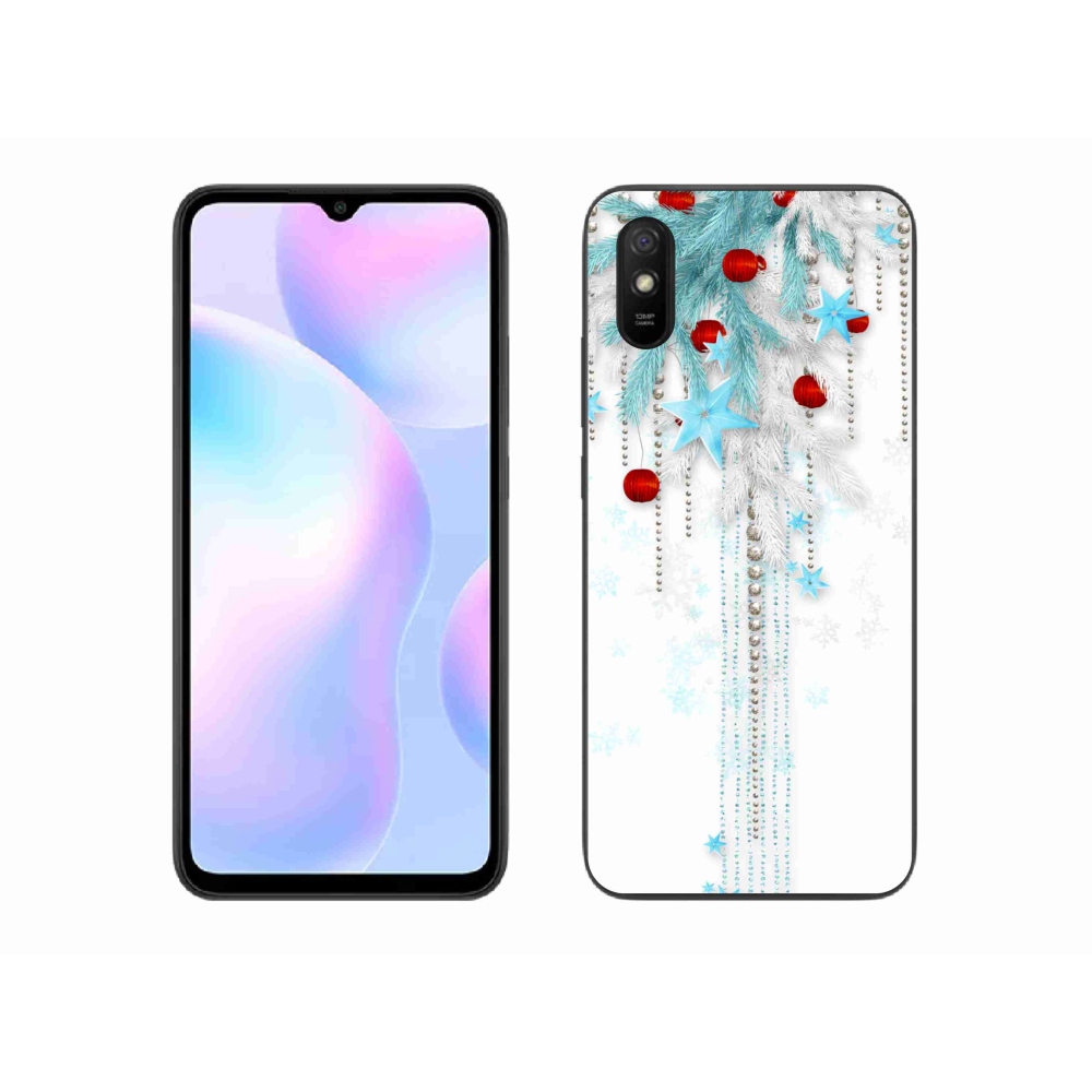 Gelový kryt mmCase na Xiaomi Redmi 9AT - vánoční ozdoby