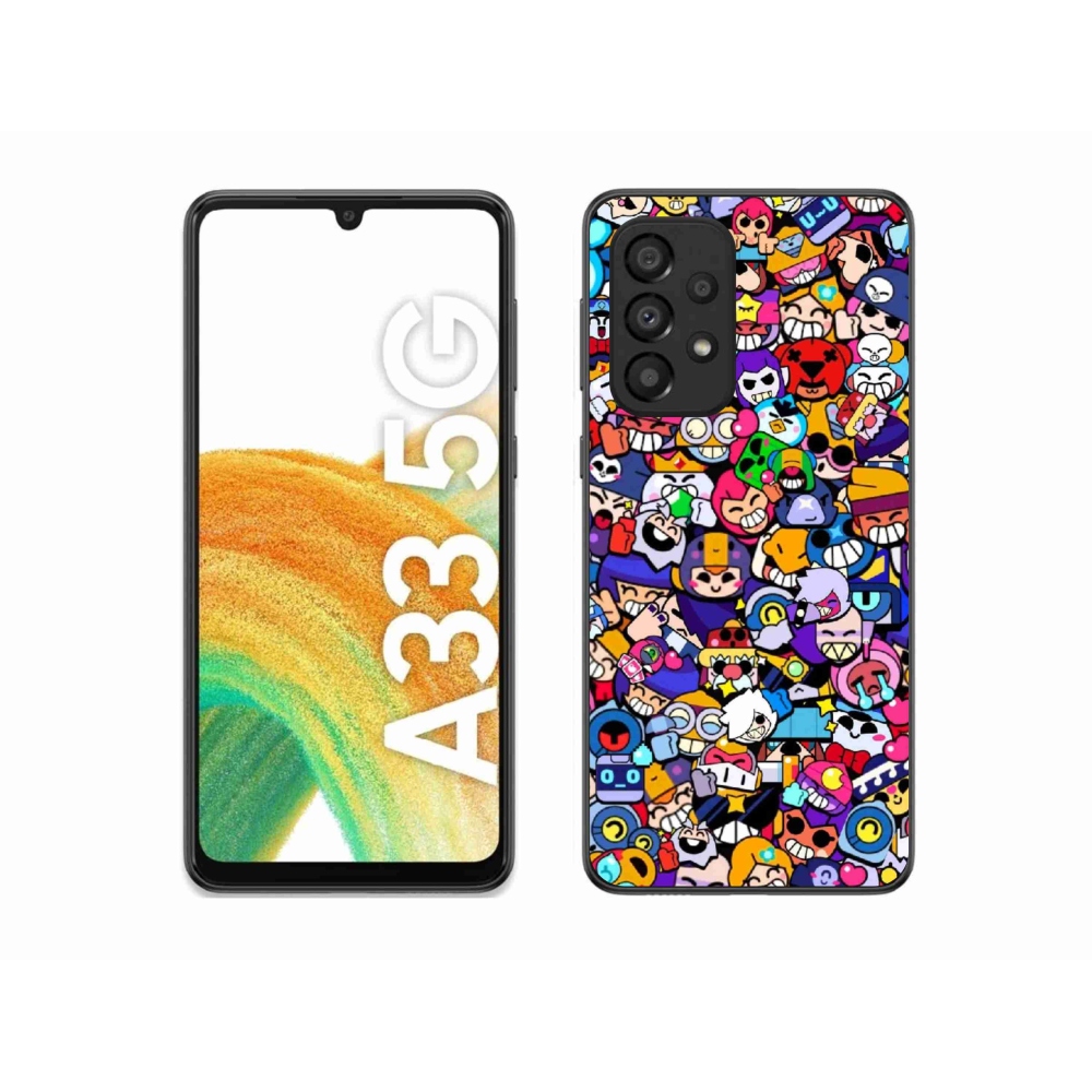 Gelový kryt mmCase na Samsung Galaxy A33 5G - brawl stars 2