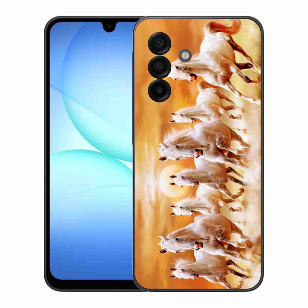Gelový kryt mmCase na Samsung Galaxy A17 4G/5G - koně 2
