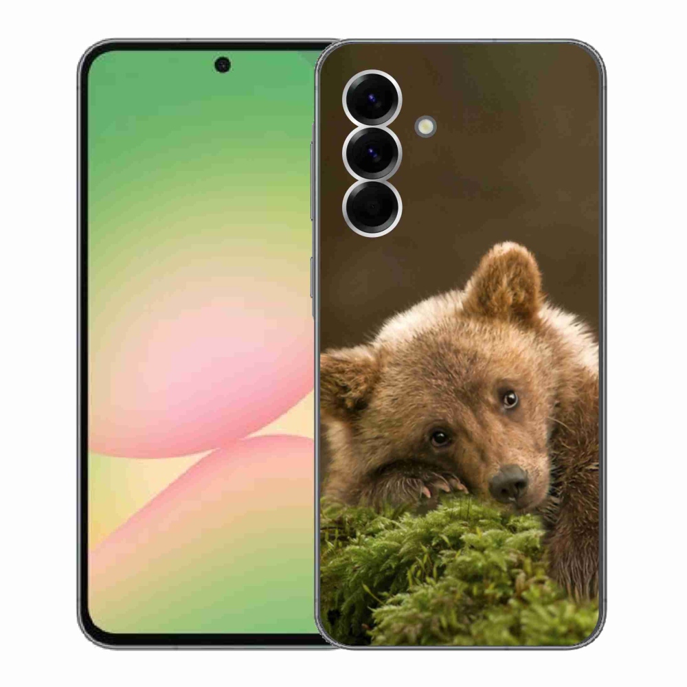Gelový kryt mmCase na Samsung Galaxy A56 5G - medvěd