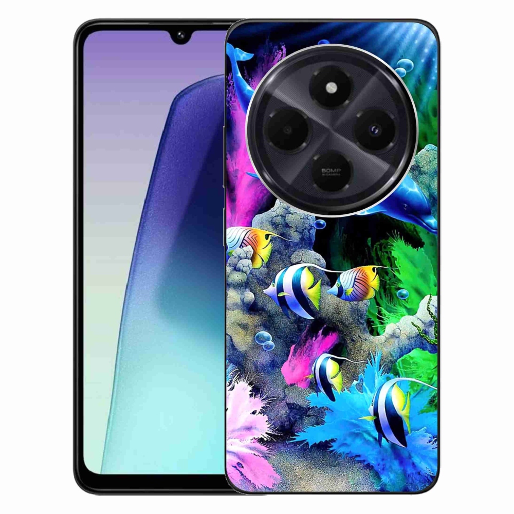 Gelový obal mmCase na Xiaomi Redmi 14C/Poco C75 - mořský svět