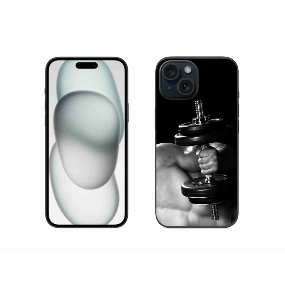 Gelový kryt mmCase na iPhone 15 - posilování 2