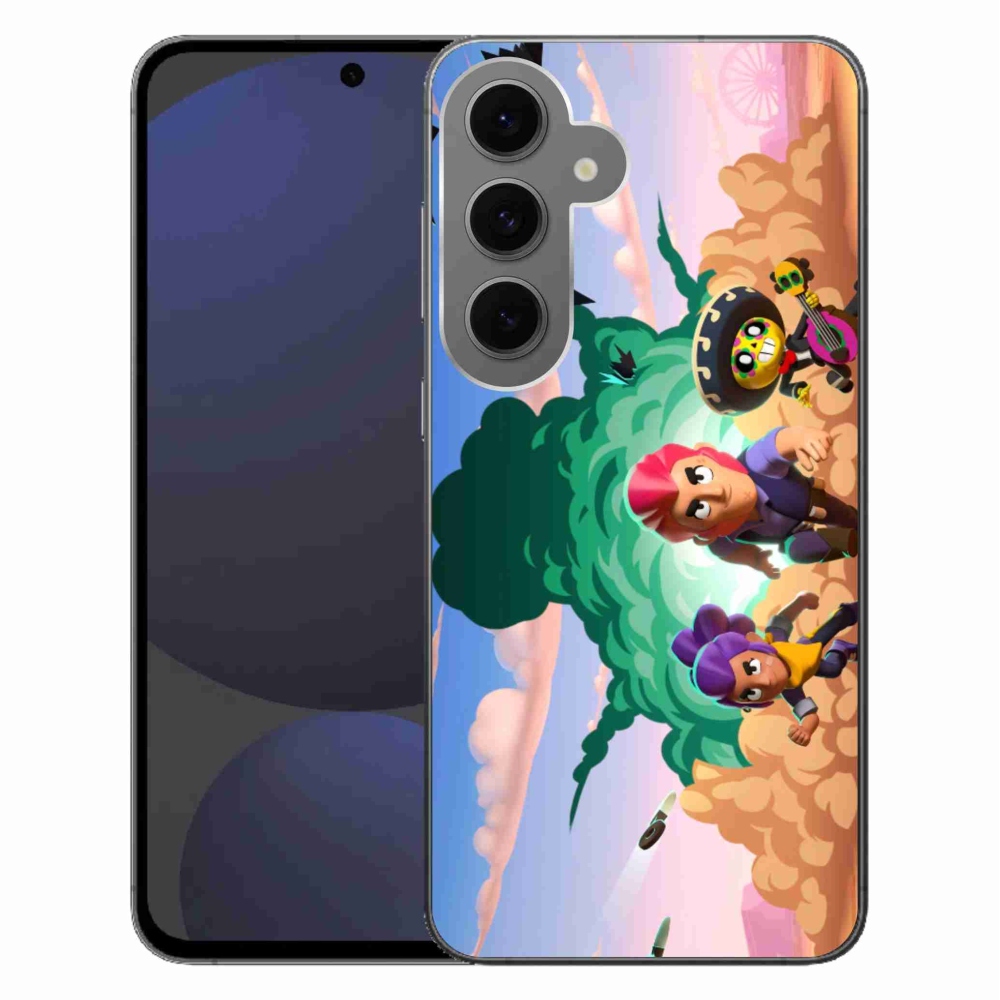 Gelový kryt mmCase na Samsung Galaxy S24 FE - brawl stars