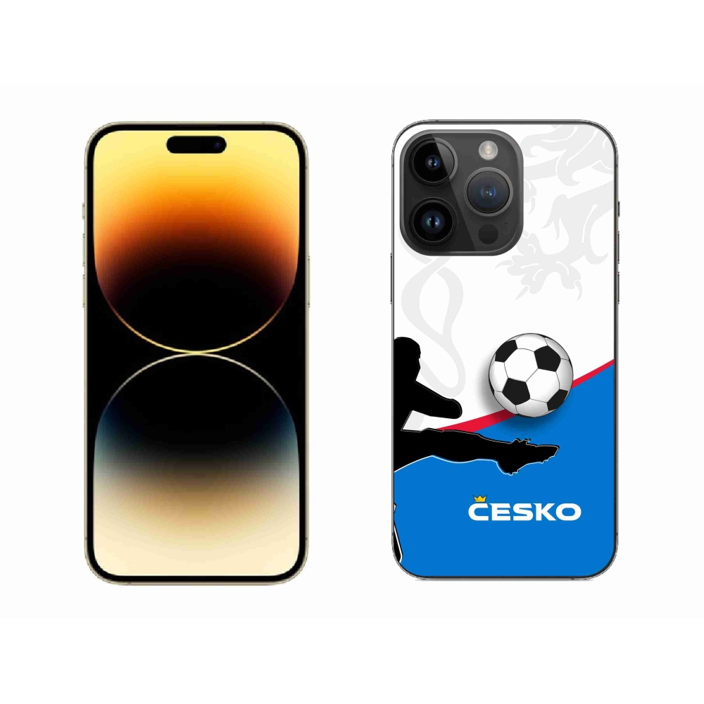 Gelový kryt mmCase na iPhone 14 Pro Max 6.7 - fotbal Česko 3