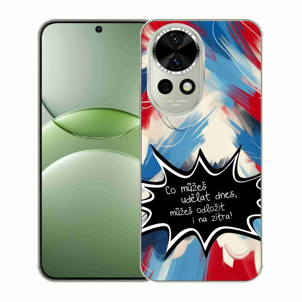 Gelový kryt mmCase na Huawei Nova 13 5G - vtipný text 9 černé pozadí