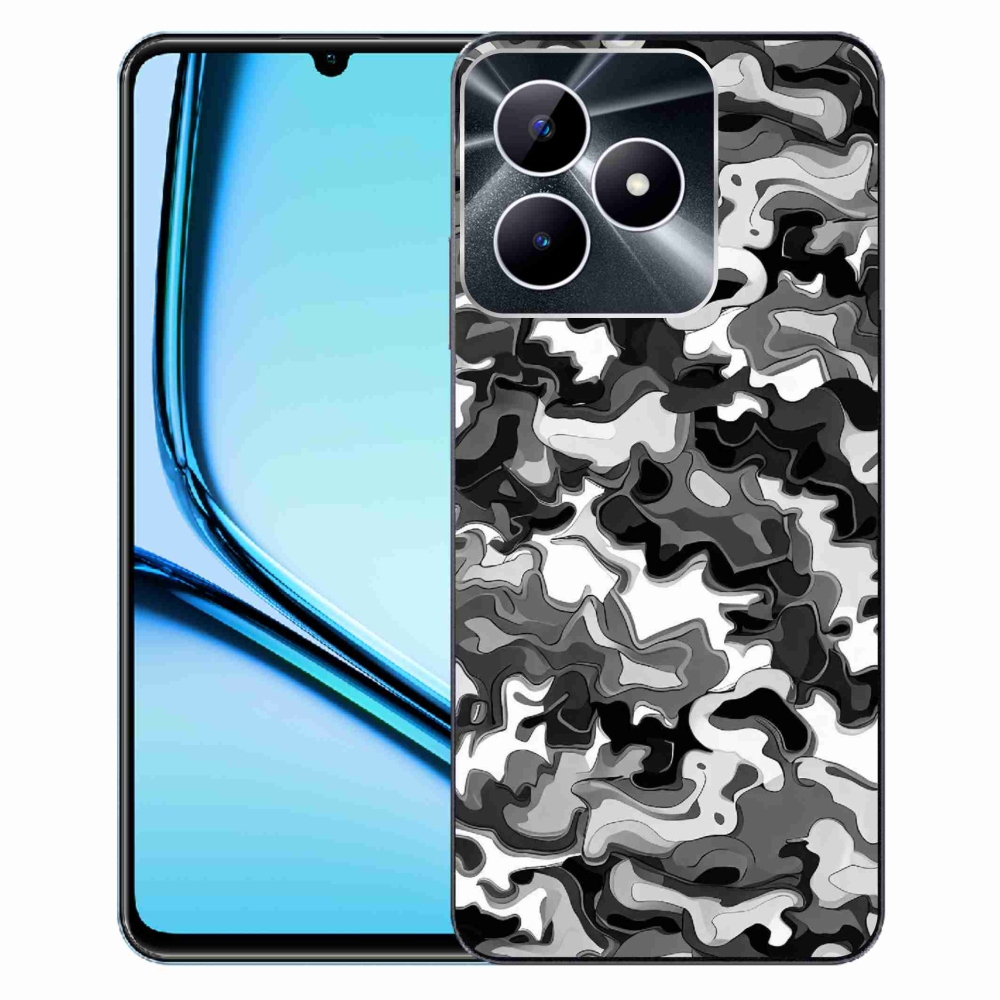 Gelový kryt mmCase na Realme Note 50 - maskáčový vzor 3