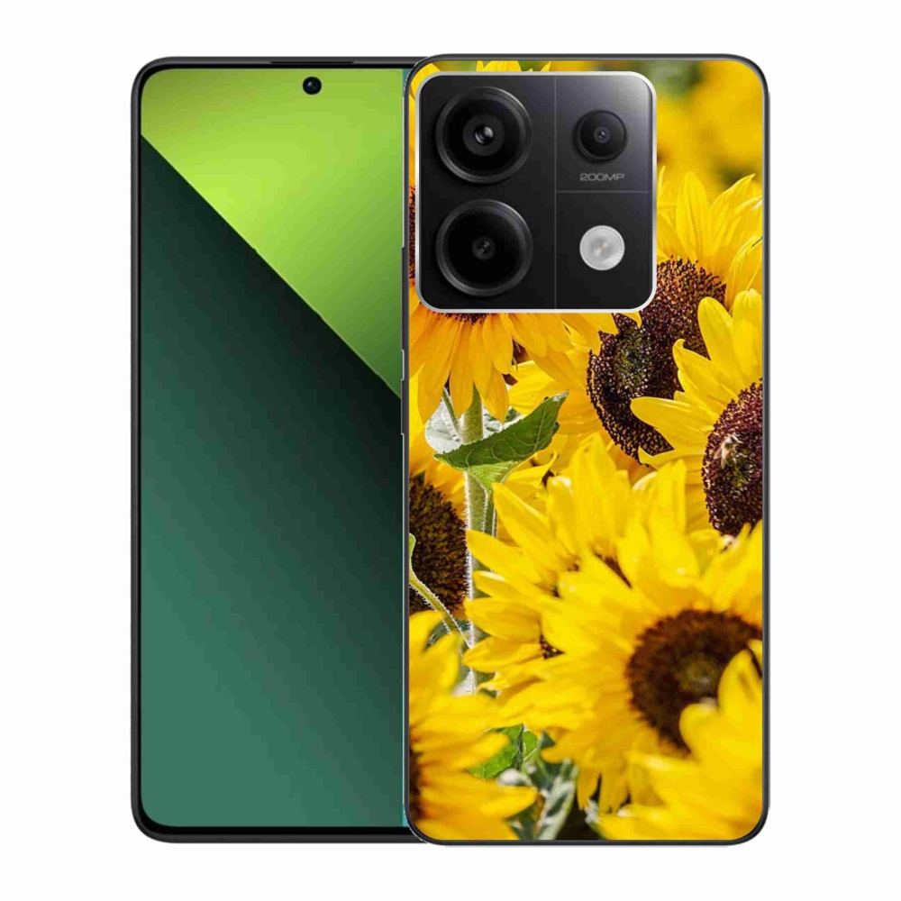 Gelový kryt mmCase na Xiaomi Redmi Note 13 Pro 5G/Poco X6 5G - slunečnice