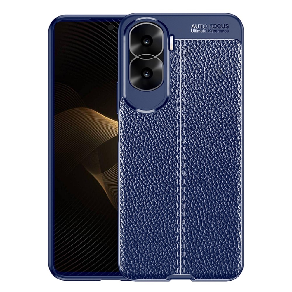 Litchi odolný gelový obal na Honor 90 Lite - modrý