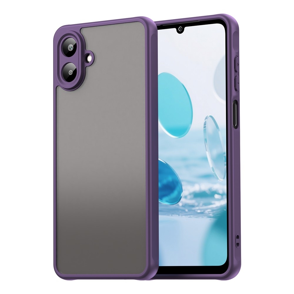 Proof gelový obal s pevnými zády na Samsung Galaxy A07 4G - fialový