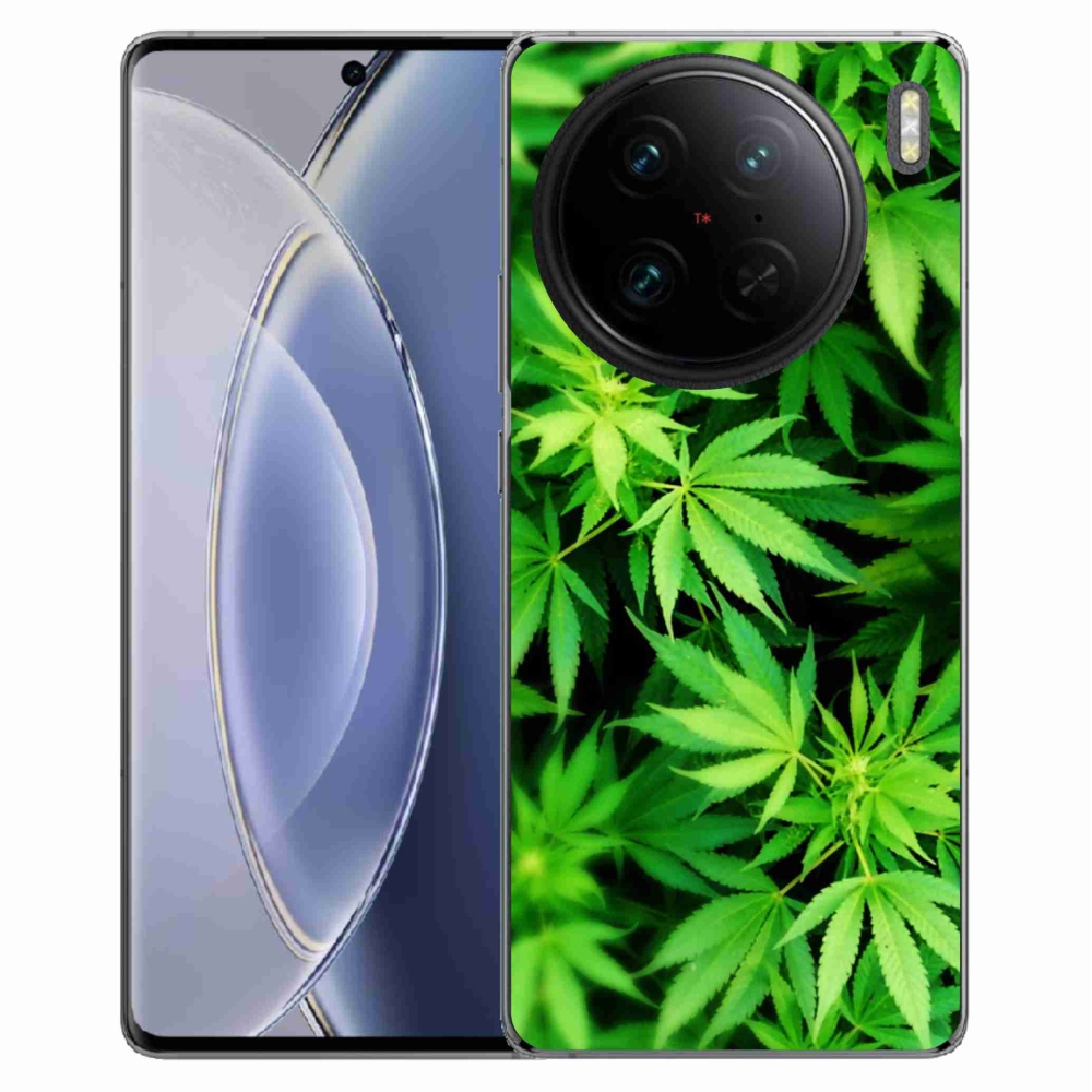 Gelový kryt mmCase na Vivo X90 Pro - konopí 3