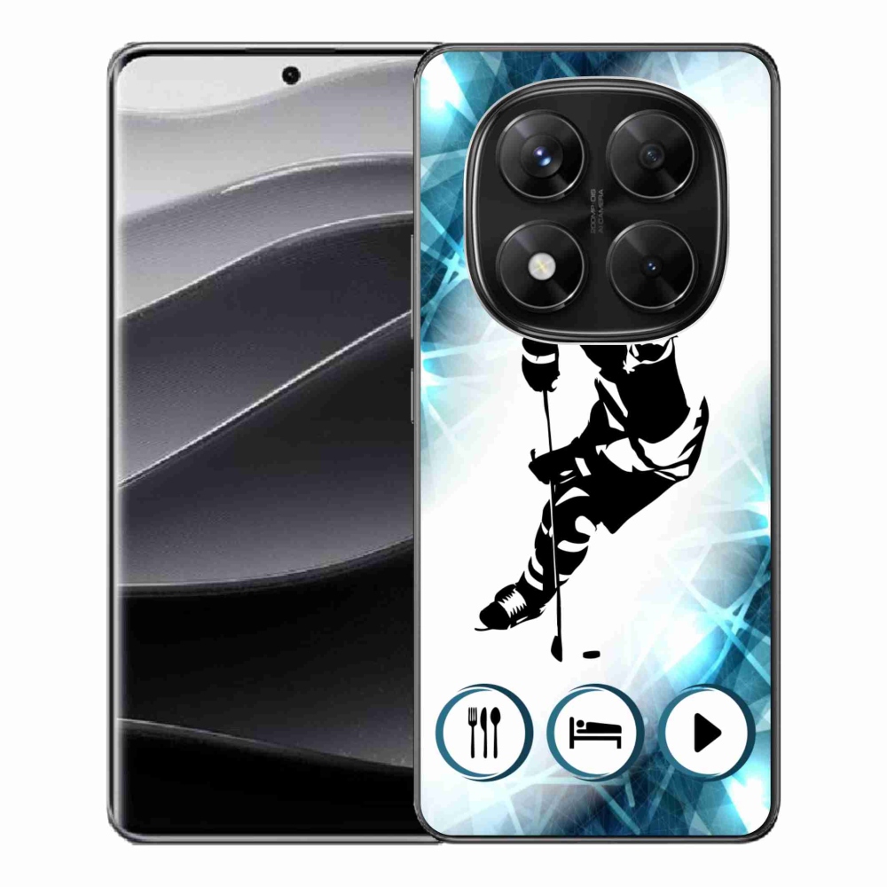 Gelový kryt mmCase na Xiaomi Redmi Note 14 Pro 5G/Poco X7 5G - hokej 1
