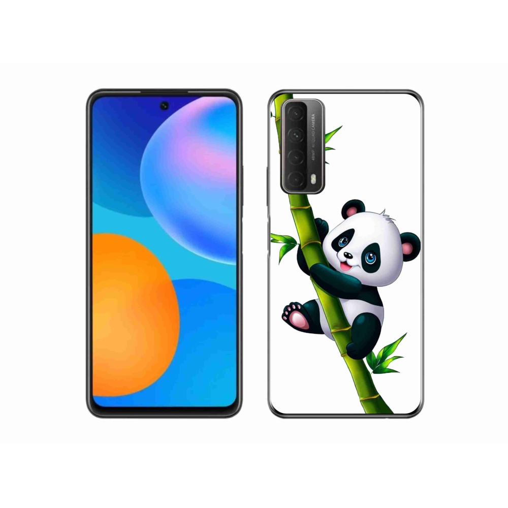 Gelový kryt mmCase na Huawei P Smart (2021) - panda na bambusu