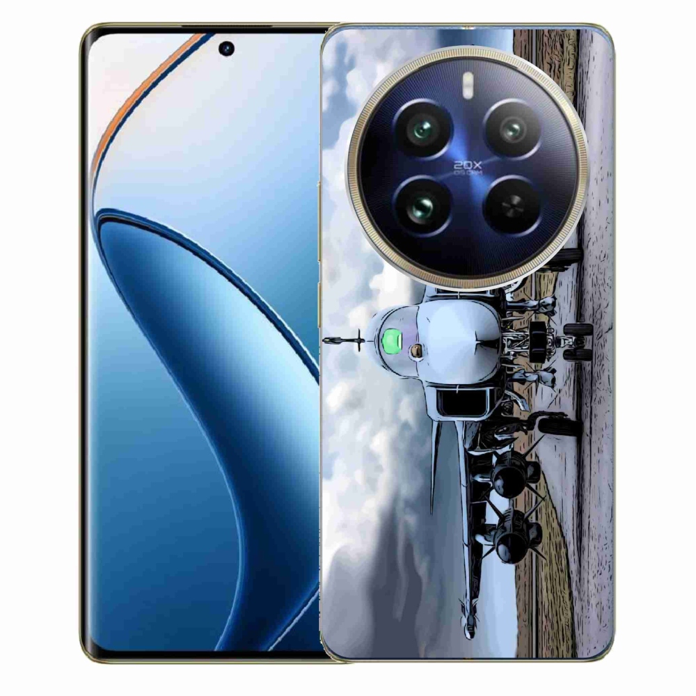 Gelový kryt mmCase na Realme 12 Pro 5G/12 Pro+ 5G - vojenské letadlo