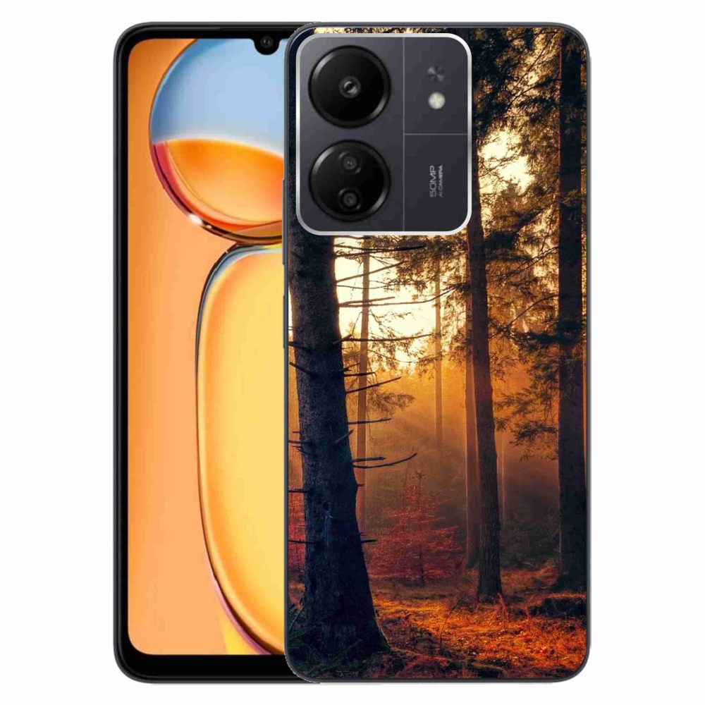Gelový obal mmCase na Xiaomi Poco C65/Redmi 13C - les