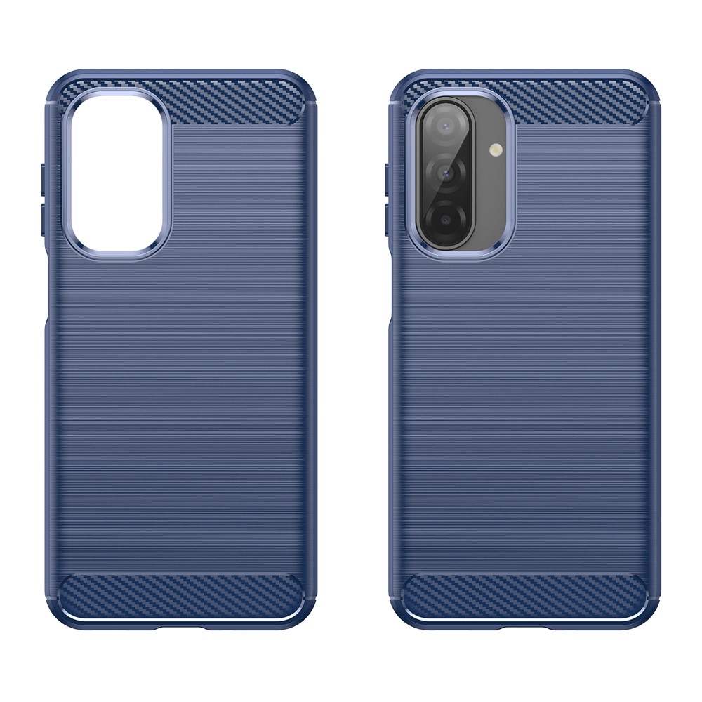 Carbon odolný gelový obal na mobil Samsung Galaxy A17 5G - modrý
