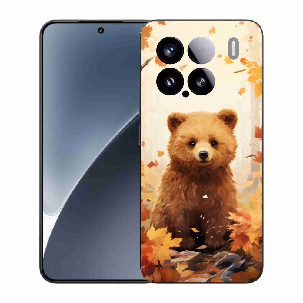 Gelový kryt mmCase na Xiaomi 15 - medvěd v lese