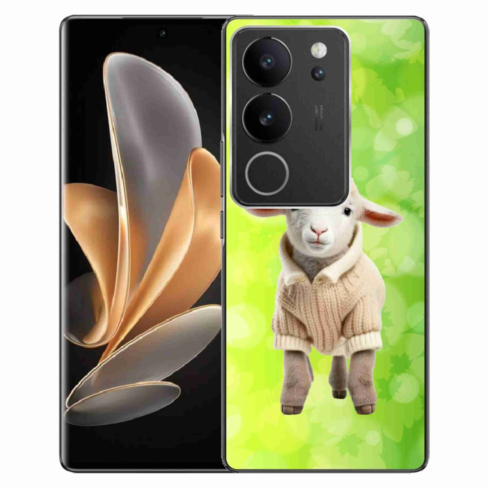 Gelový kryt mmCase na Vivo V29 5G - jehně ve svetru
