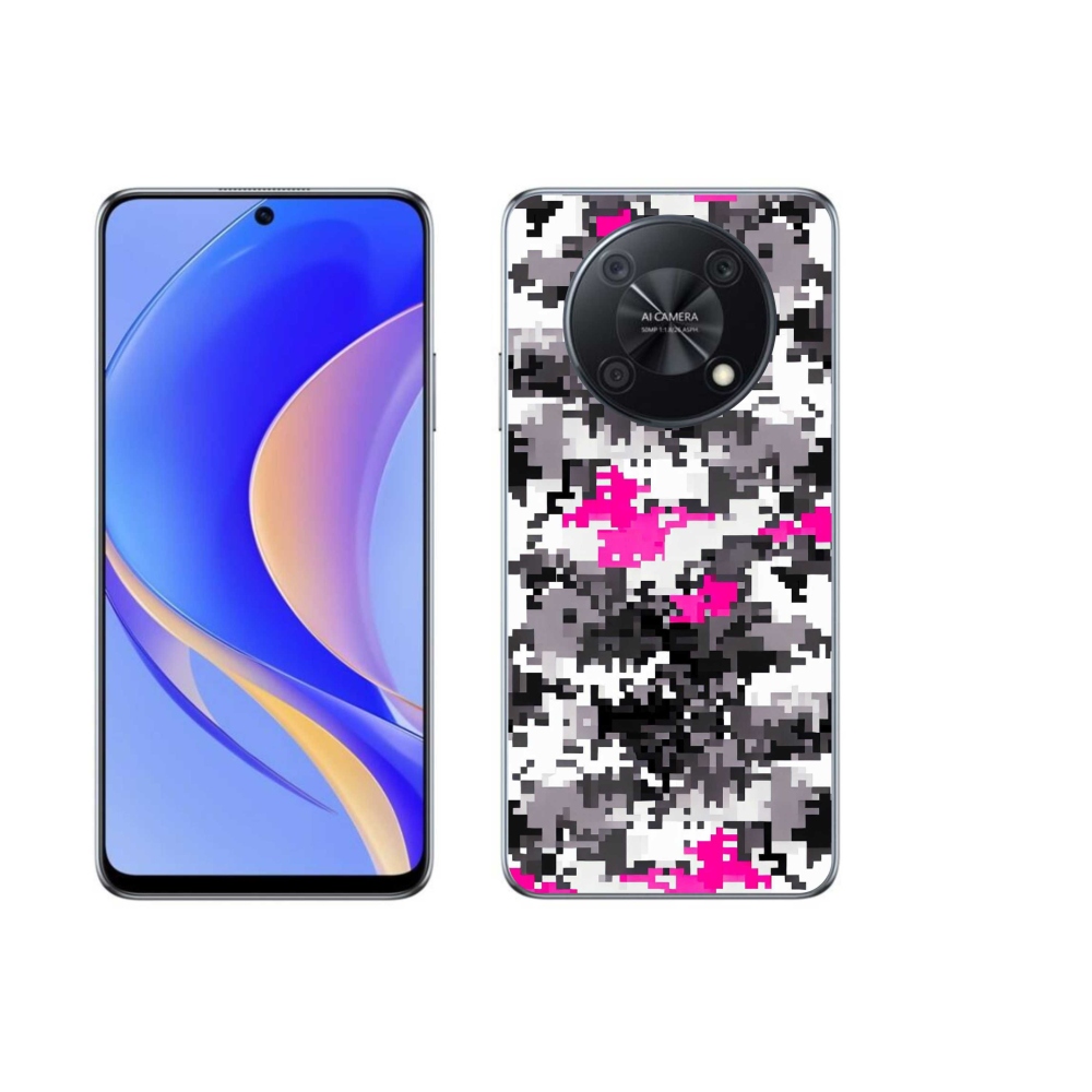Gelový kryt mmCase na Huawei Nova Y90 - maskáčový vzor 4