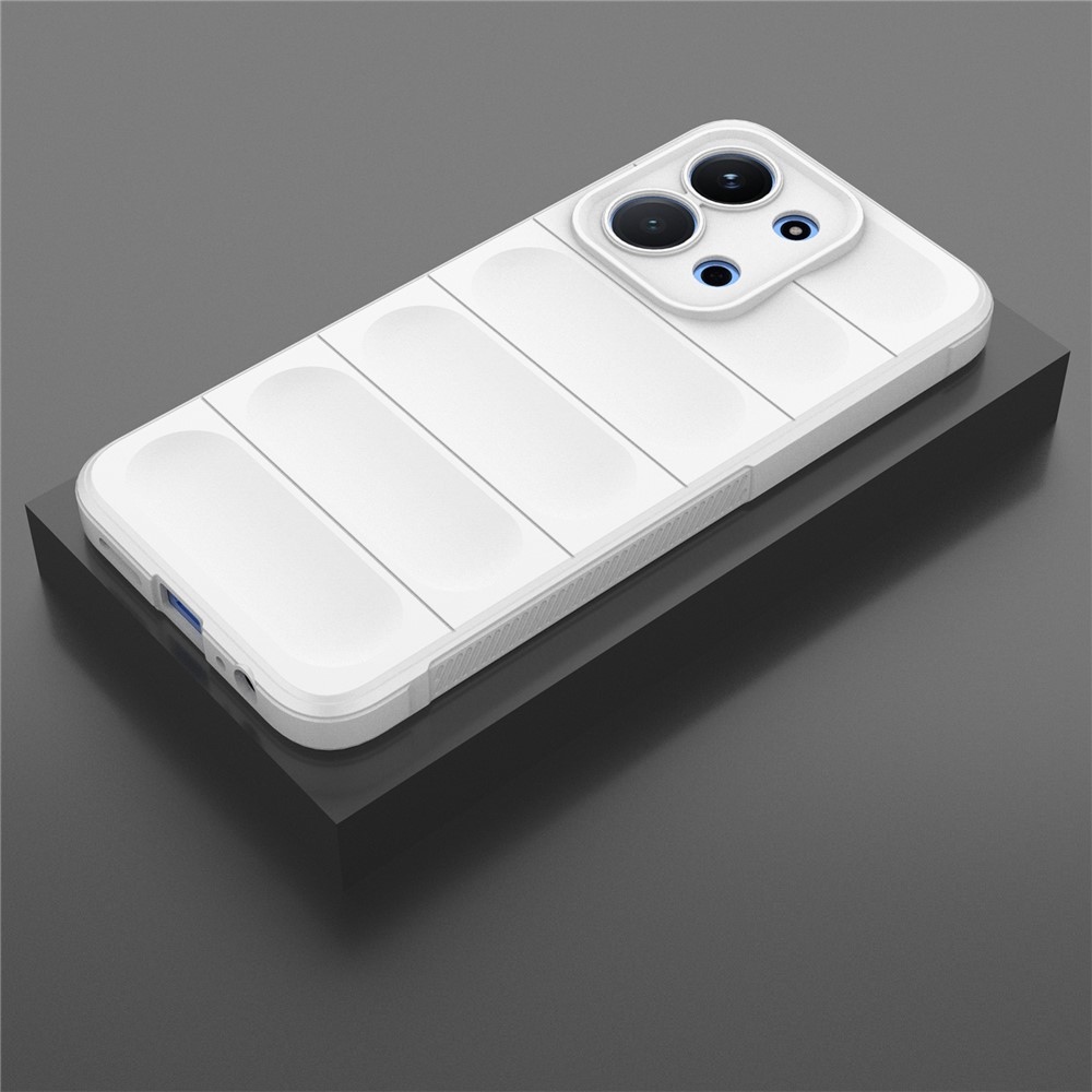 Rugg odolný gelový obal na Xiaomi Redmi 15C 4G (171mm)/Poco C85 4G (171mm) - bílý
