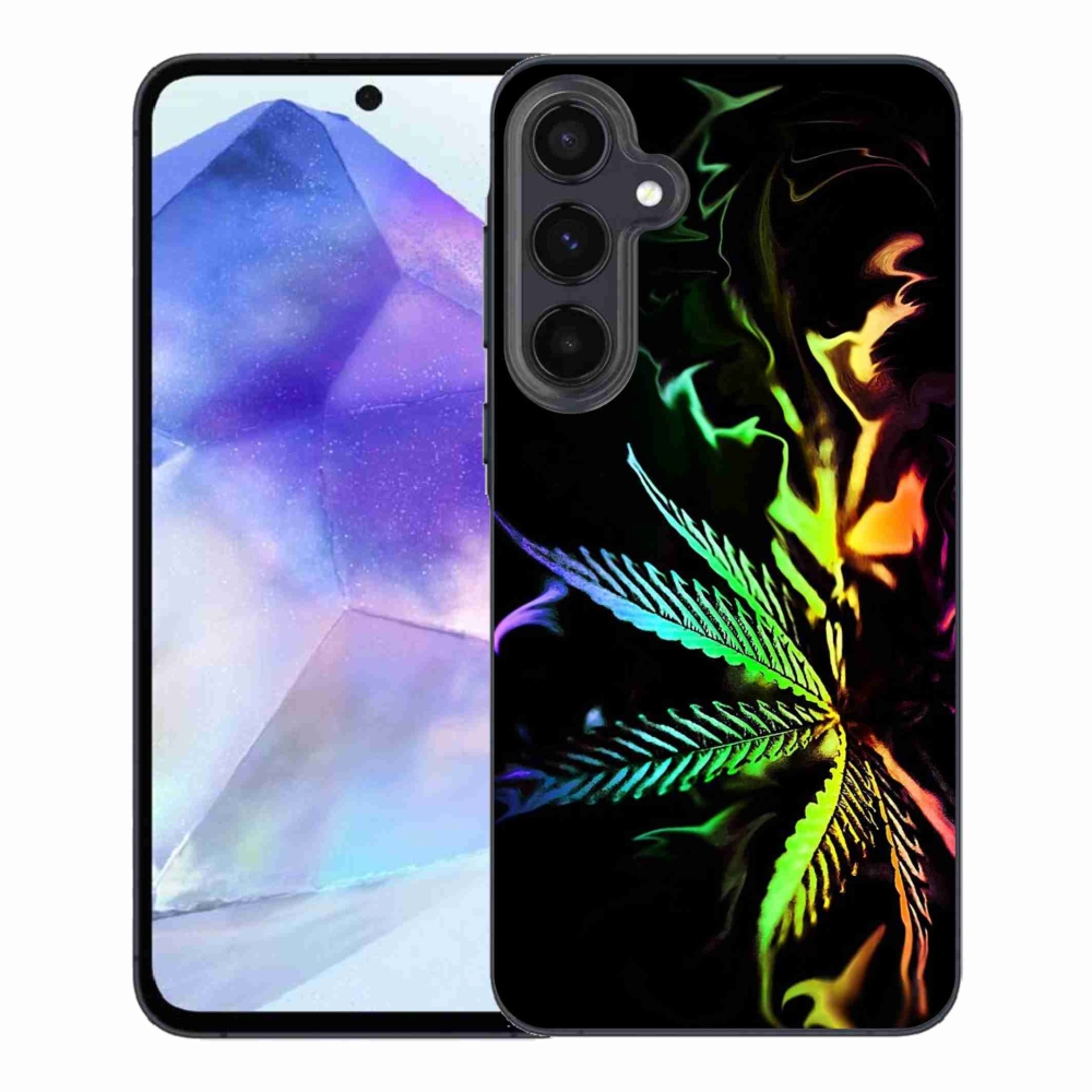 Gelový kryt mmCase na Samsung Galaxy A55 5G - konopí 2