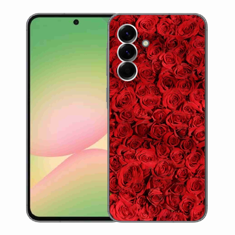 Gelový kryt mmCase na Samsung Galaxy A56 5G - růže