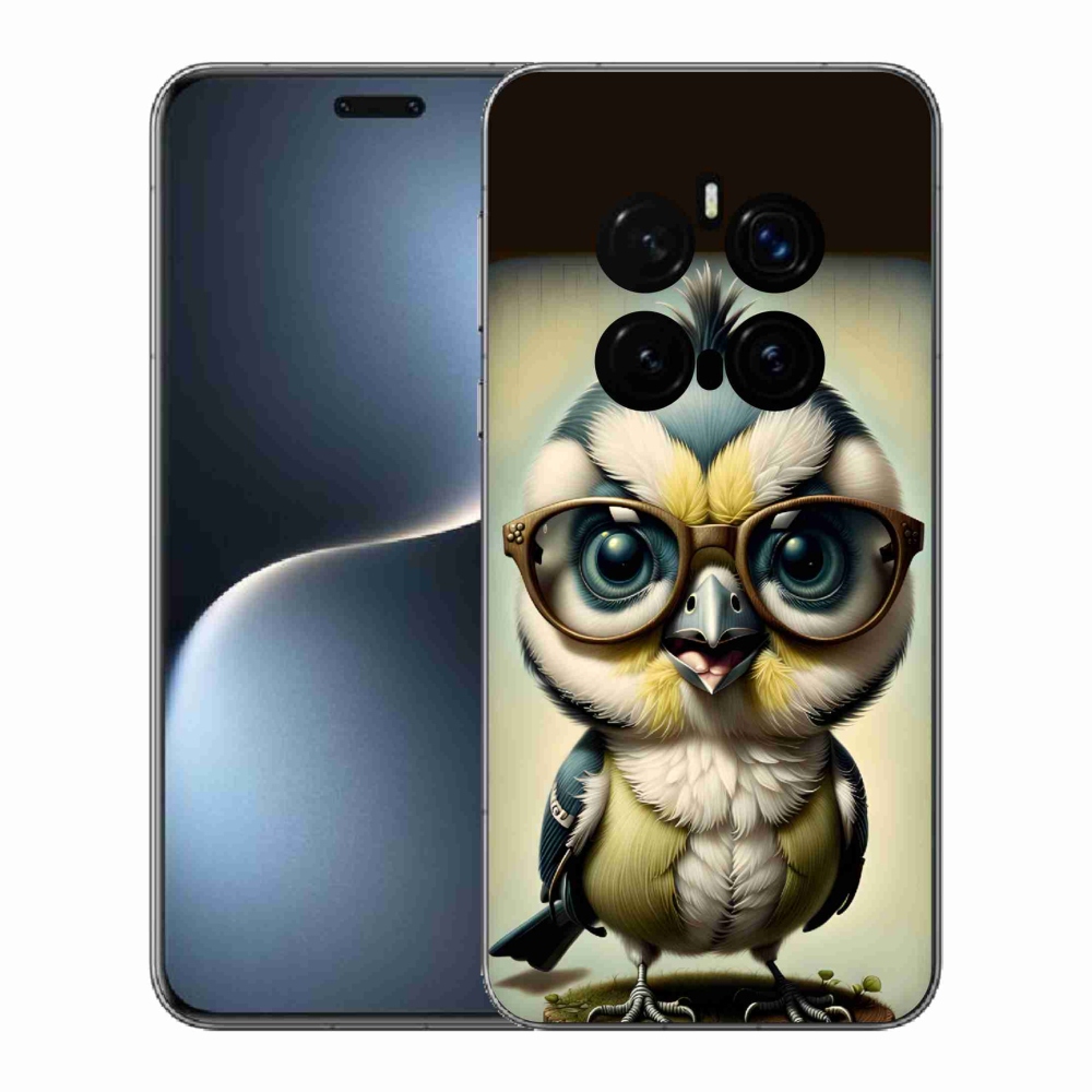 Gelový kryt mmCase na Honor Magic 7 Pro 5G - mládě s brýlemi