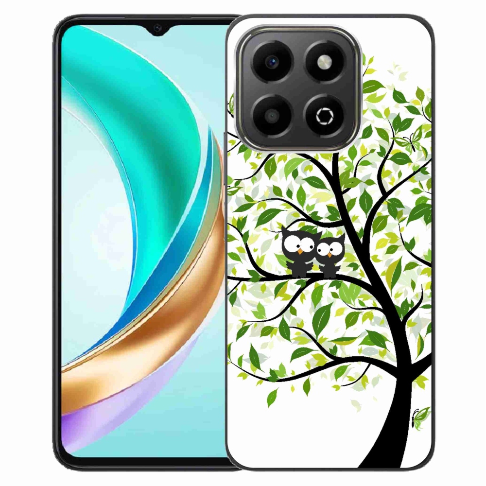 Gelový kryt mmCase na Honor X6b - sovičky na stromě